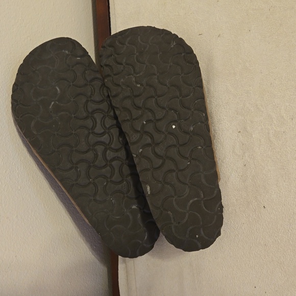 Brown Triple-Strap Brown Leather Sandals Sz 37 6 - Picture 6 of 6